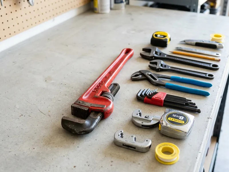 Professional plumbers in Mesic, NC equipped with top-tier tools for residential and commercial plumbing services.